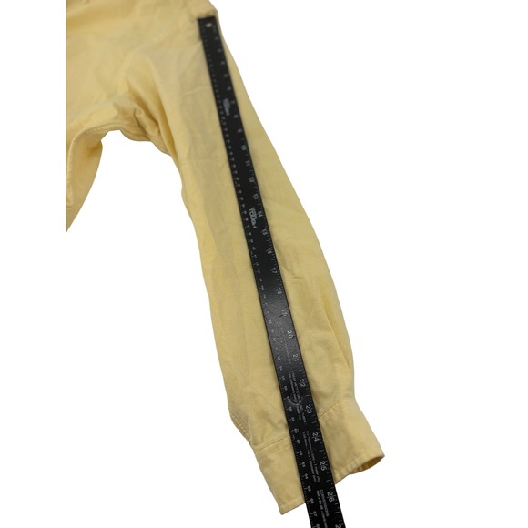 Ralph Lauren Button Down Mens XXL Shirt Yellow Classic Fit Oxford Long Sleeve - Picture 6 of 9